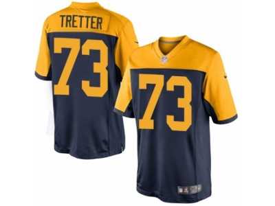 Men's Nike Green Bay Packers #73 JC Tretter Limited Navy Blue Alternate NFL Jersey