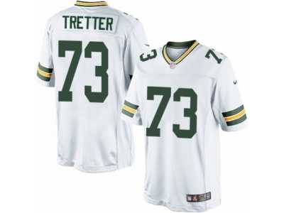 Men's Nike Green Bay Packers #73 JC Tretter Limited White NFL Jersey