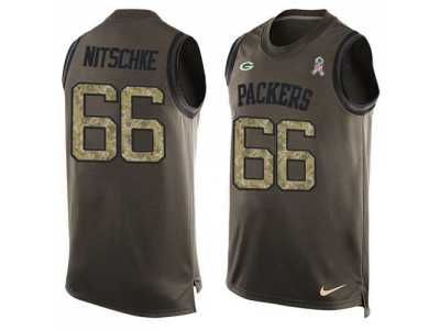 Nike Green Bay Packers #66 Ray Nitschke Green Men's Stitched NFL Limited Salute To Service Tank Top Jersey