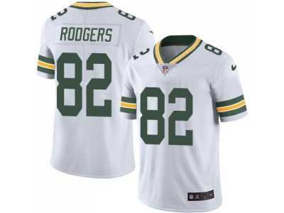 Nike Green Bay Packers #82 Richard Rodgers White Men's Stitched NFL Limited Rush Jersey