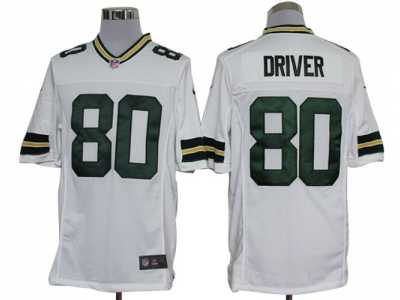 Nike NFL Green Bay Packers #80 Donald Driver White Jerseys(Limited)