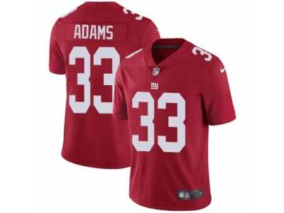 Men's Nike New York Giants #33 Andrew Adams Vapor Untouchable Limited Red Alternate NFL Jersey