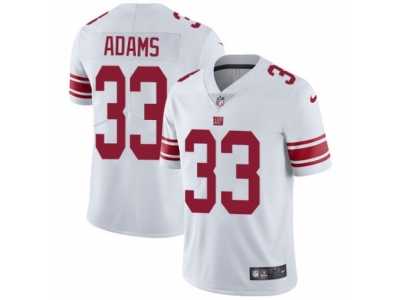 Men's Nike New York Giants #33 Andrew Adams Vapor Untouchable Limited White NFL Jersey