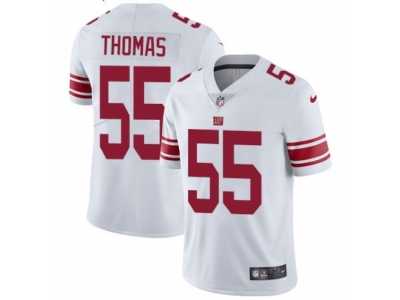 Men's Nike New York Giants #55 J.T. Thomas Vapor Untouchable Limited White NFL Jersey