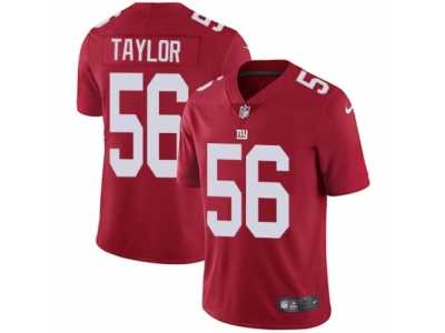 Men's Nike New York Giants #56 Lawrence Taylor Vapor Untouchable Limited Red Alternate NFL Jersey