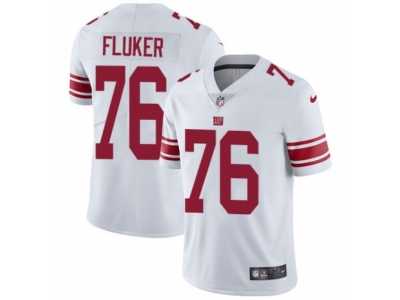 Men's Nike New York Giants #76 D.J. Fluker Vapor Untouchable Limited White NFL Jersey