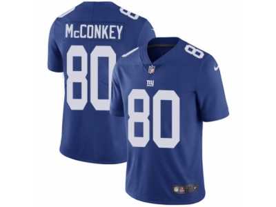 Men's Nike New York Giants #80 Phil McConkey Vapor Untouchable Limited Royal Blue Team Color NFL Jersey