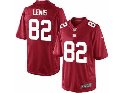 Men's Nike New York Giants #82 Roger Lewis Limited Red Alternate NFL Jersey