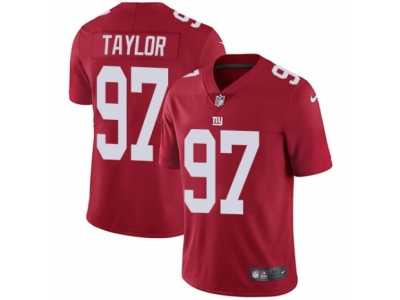 Men's Nike New York Giants #97 Devin Taylor Red Alternate Vapor Untouchable Limited Player NFL Jersey