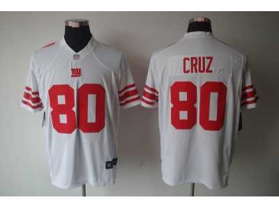 Nike new york giants #80 cruz white[Limited]Jerseys