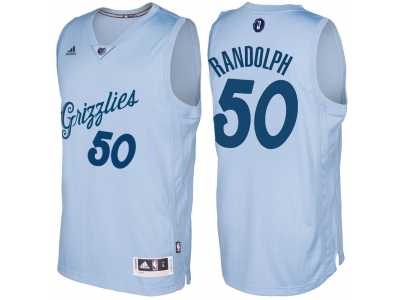Men's Memphis Grizzlies #50 Zach Randolph Light Blue 2016 Christmas Day NBA Swingman Jersey