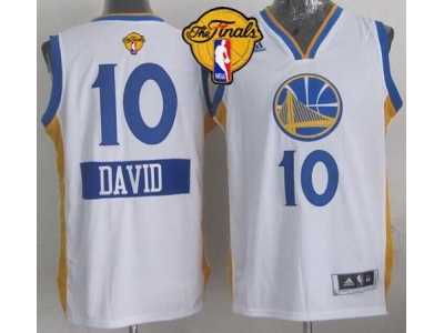 NBA Golden State Warrlors #10 David Lee White 2014-15 Christmas Day The Finals Patch Stitched Jerseys