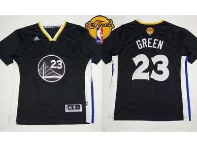 NBA Golden State Warrlors #23 Draymond Green Black New Alternate The Finals Patch Stitched Jerseys