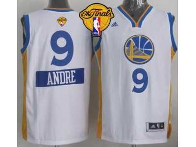 NBA Golden State Warrlors #9 Andre Iguodala White 2014-15 Christmas Day The Finals Patch Stitched Jerseys
