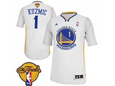NBA Revolution 30 Golden State Warrlors #1 Ognjen Kuzmic White Alternate The Finals Patch Stitched Jerseys