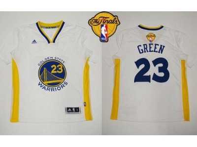 NBA Revolution 30 Golden State Warrlors #23 Draymond Green White Alternate The Finals Patch Stitched Jerseys