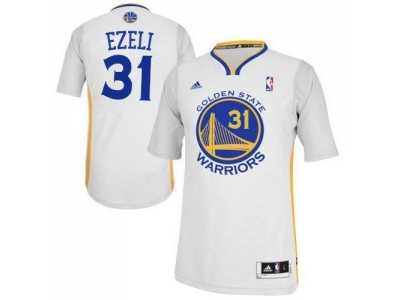 NBA Revolution 30 Golden State Warrlors #31 Festus Ezeli White Alternate Stitched Jerseys