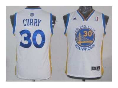 youth nba golden state warriors #30 curry white[revolution 30 swingman]