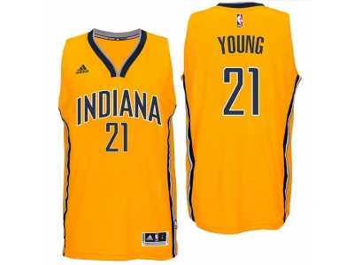 Indiana Pacers #21 Thaddeus Young 2016 Alternate Gold New Swingman Jersey