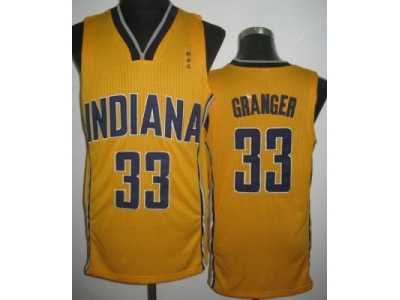 nba Indiana Pacers #33 Danny Granger yellow Jerseys[Revolution 30]