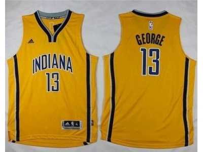 Youth Indiana Pacers #13 Paul George Yellow Stitched NBA Jersey