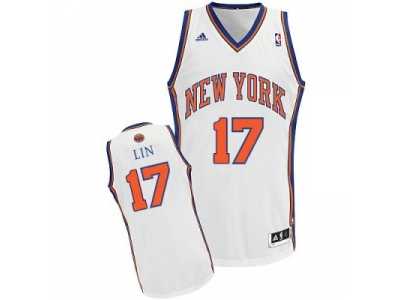 nba New York Knicks #17 jeremy Lin white