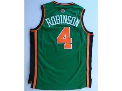 nba New York Knicks #4 Nate Robinson green