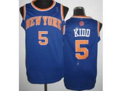 nba New York Knicks #5 Jason Kidd Blue Jerseys[Revolution 30]