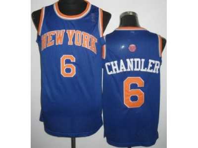 nba New York Knicks #6 Tyson Chandler Blue Jerseys[Revolution 30]