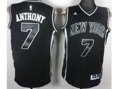 nba New York Knicks #7 Anthony Black and White