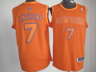 nba new york knicks #7 anthony orange[fullorange]
