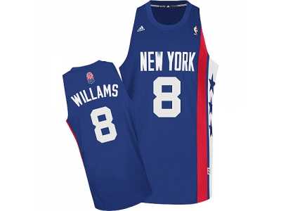 nba new york knicks #8 willams blue(fans edition)