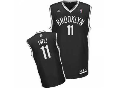 nba New Jersey Nets #11 Brook Lopez black Jerseys[Revolution 30 Swingman]