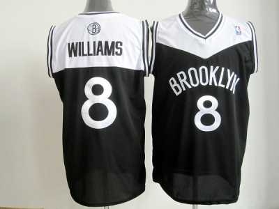 nba new jersey nets #8 williams black