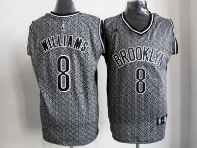 nba new jersey nets #8 williams grey[static fashion swingman]