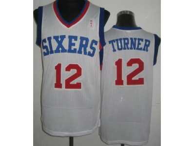 nba Philadelphia 76ers #12 Evan Turner white Jerseys[Revolution 30]