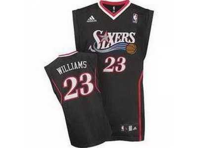 nba Philadelphia 76ers #23 Williams Black