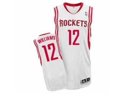 Men's Adidas Houston Rockets #12 Louis Williams Authentic White Home NBA Jersey