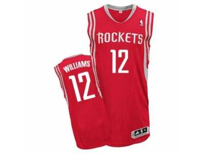 Men's Adidas Houston Rockets #3 Chris Paul Authentic Red Road NBA Jersey
