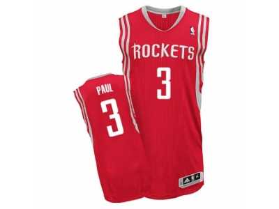 Men\'s Adidas Houston Rockets #3 Chris Paul Authentic Red Road NBA Jerseys
