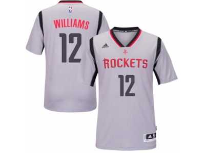 Men's Adidas Houston Rockets #3 Chris Paul Swingman Grey Alternate NBA Jersey