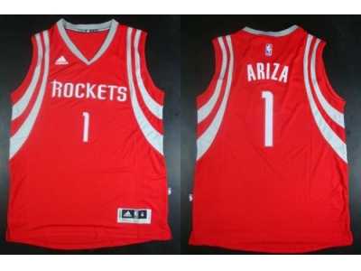 NBA Revolution 30 Houston Rockets #1 Trevor Ariza Red Road Stitched Jerseys