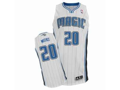 Men's Adidas Orlando Magic #20 Jodie Meeks Authentic White Home NBA Jersey