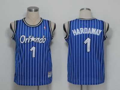 NBA Jerseys Orlando Magic #1 Hardaway Blue(pinstripes)(Hardaway)