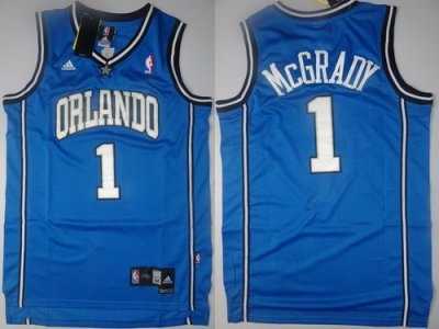 NBA Orlando Magic #1 Tracy Mcgrady Blue Swingman Jerseys