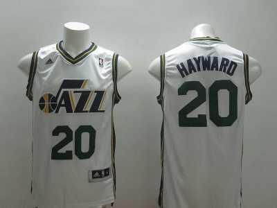 NBA Utah Jazz #20 Gordon Hayward white Stitched Jerseys