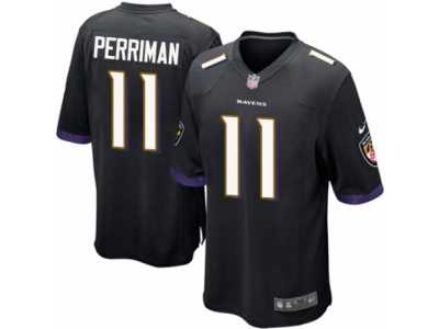 Youth Nike Baltimore Ravens #11 Breshad Perriman Game Black Alternate NFL Jersey