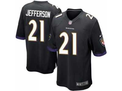 Youth Nike Baltimore Ravens #21 Tony Jefferson Black Alternate Stitched NFL New Elite Jersey