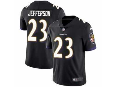 Youth Nike Baltimore Ravens #23 Tony Jefferson Vapor Untouchable Limited Black Alternate NFL Jersey