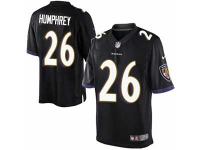 Youth Nike Baltimore Ravens #26 Marlon Humphrey Limited Black Alternate NFL Jersey
